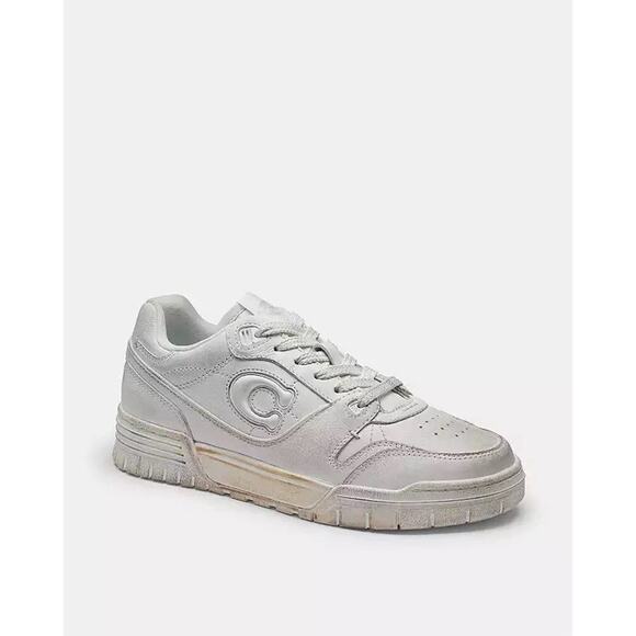 NWT Coach Men's Soho Sneaker With Signature Canvas White CAG01 US 11 - Picture 4 of 9